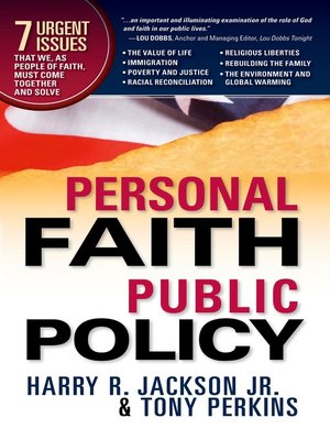 cover image of Personal Faith, Public Policy